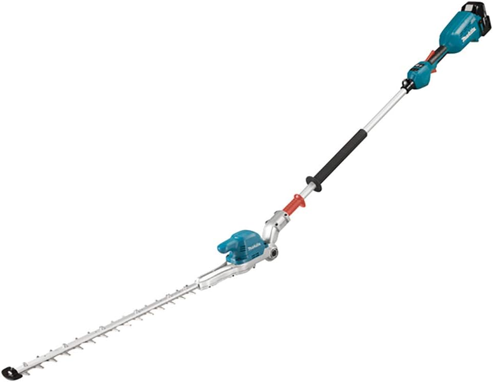 Makita DUN500WRTE 18V Li-ion LXT Brushless Pole Heckenschere Komplett mit 2 x 5,0 Ah Akkus und Ladegerät