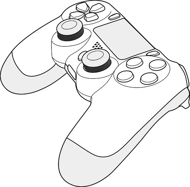 Speedlink Amortisseurs mousse pour manette PS4 - 4 pièces