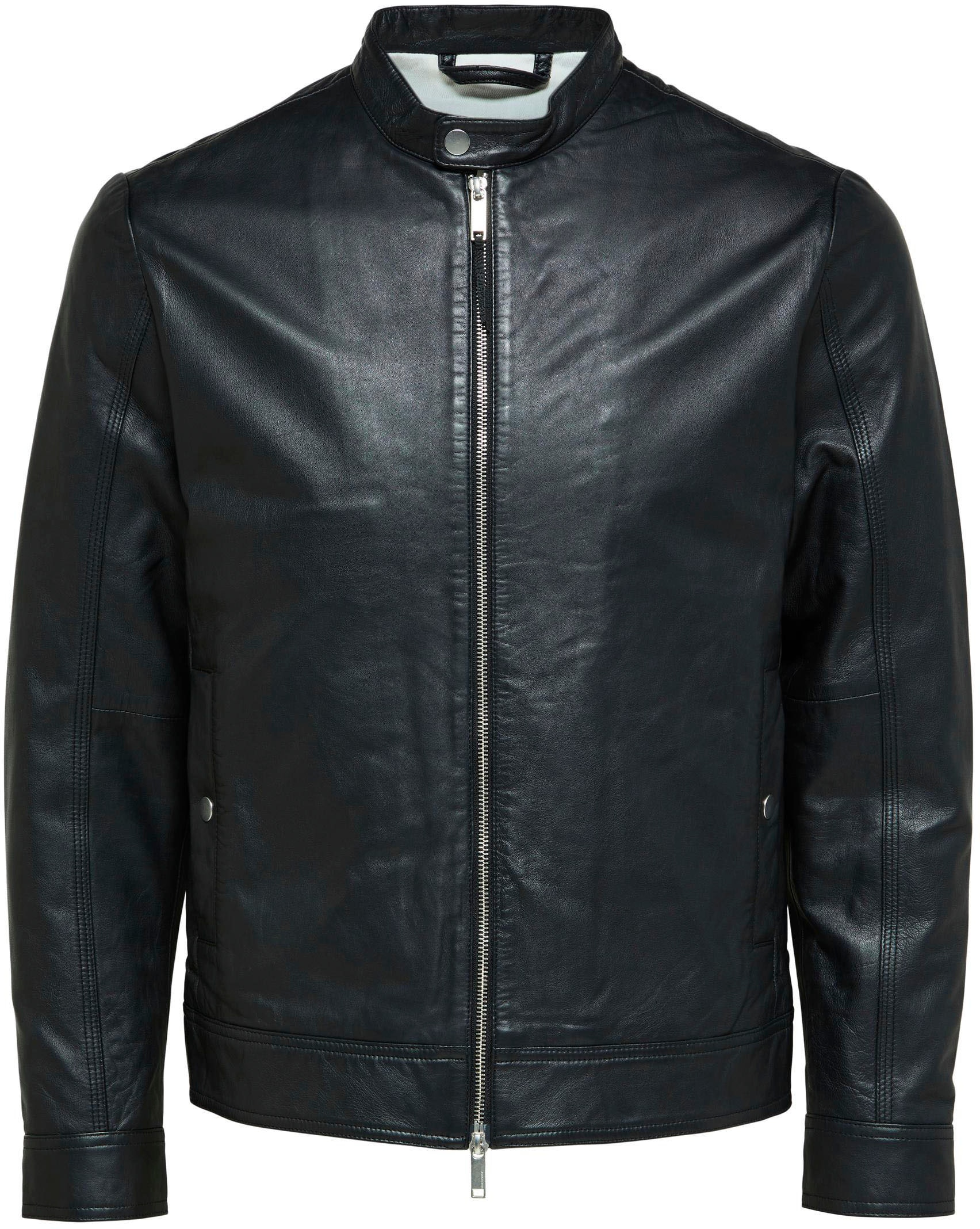 SELECTED HOMME Lederjacke »ARCHIVE CLASSIC LEATHER JKT«