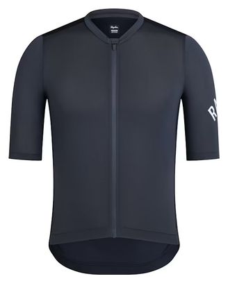 Maillot Manches Courtes Rapha Pro Team Training Noir/Bleu foncé
