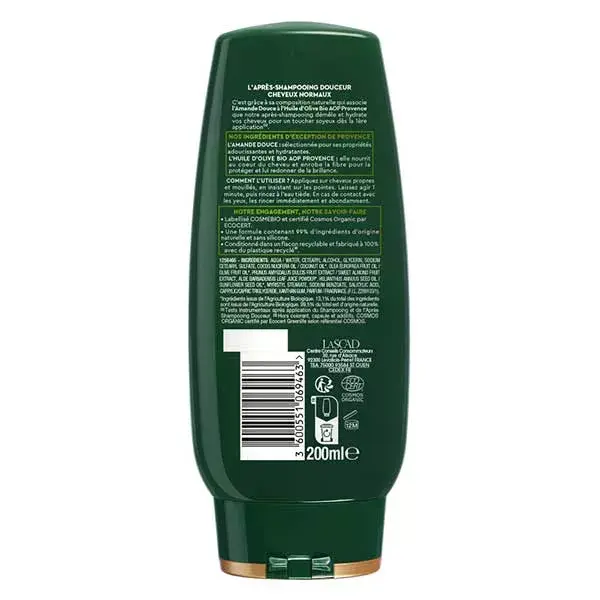 Condicionador Orgânico La Provençale Douceur 200ml