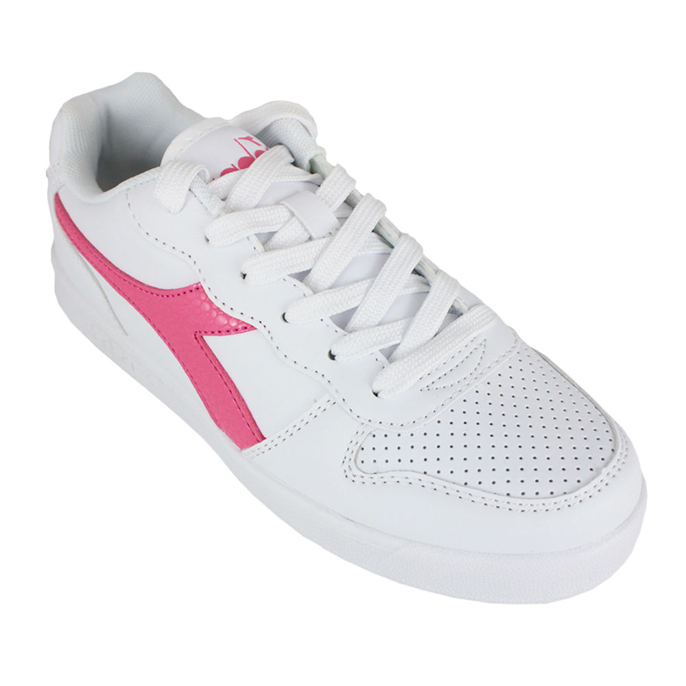 Tênis Diadora 101.175781 01 C2322 Branco/Rosa Pink