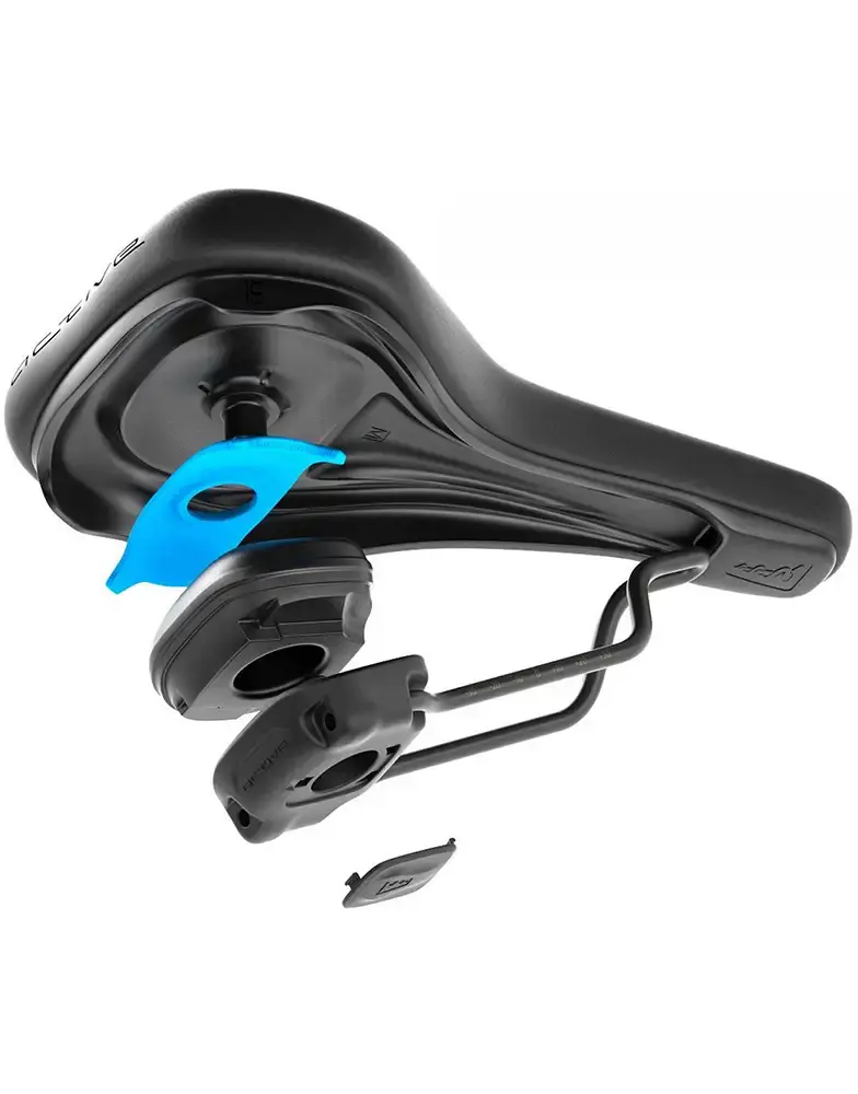 SQlab 602 M-D Active 2.1 Trekking Fietszadel Zwart