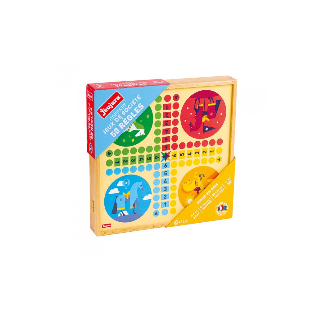 Coffret de Jeux de Société - 50 règles