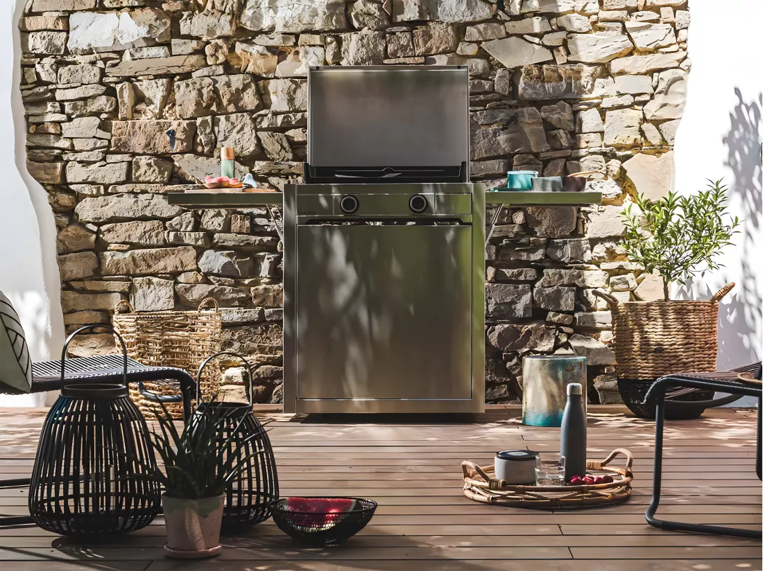 Chariot en inox Modern fermé 60 - FORGE ADOUR