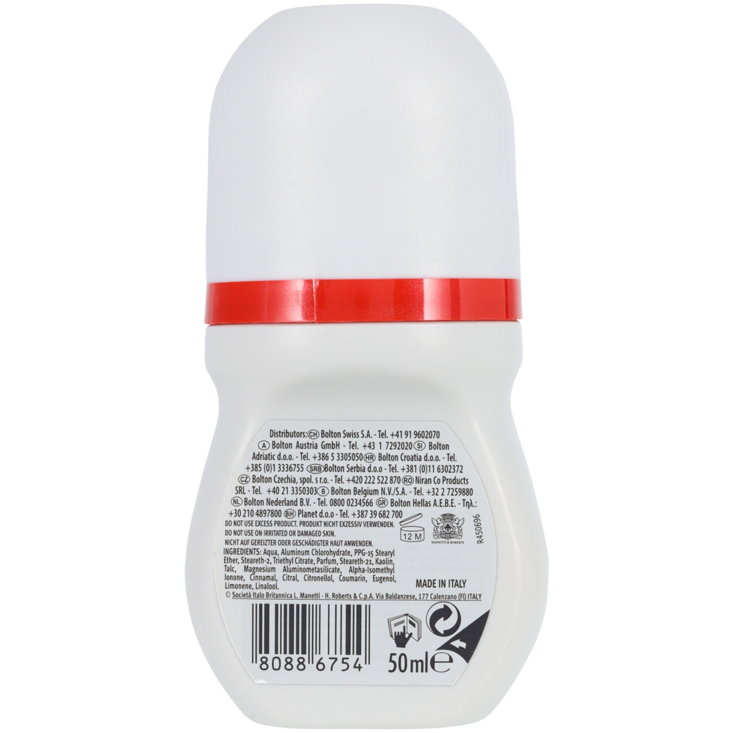 Borotalco Deo Roll On Men Extra Dry Amber