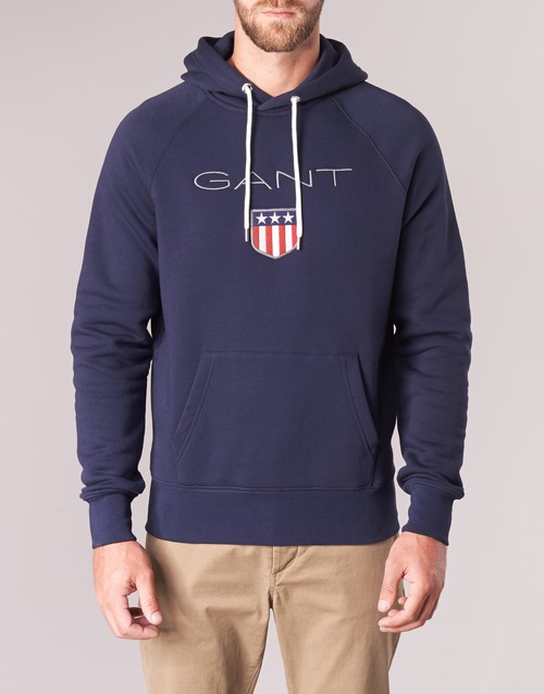 Gant - GANT SHIELD HOODIE - Marine