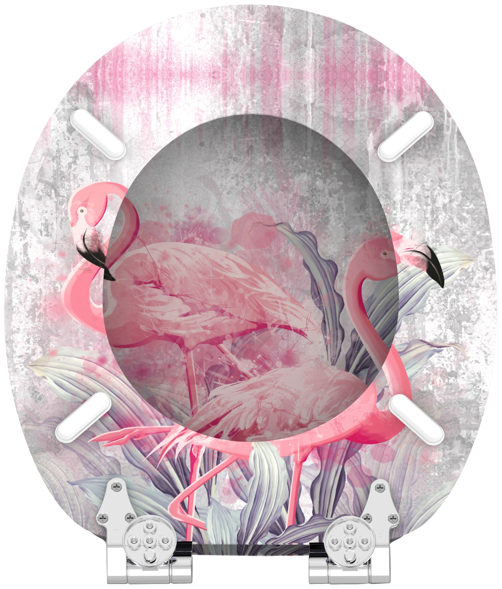Sanilo WC-Sitz »Flamingo« mit Absenkautomatik, BxL: 37,7 x 42,0 - 47,0 cm