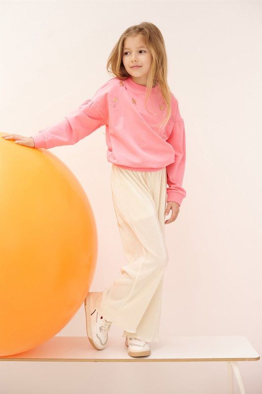 NoNo - meisjes sweater - Rose - maat 146-152