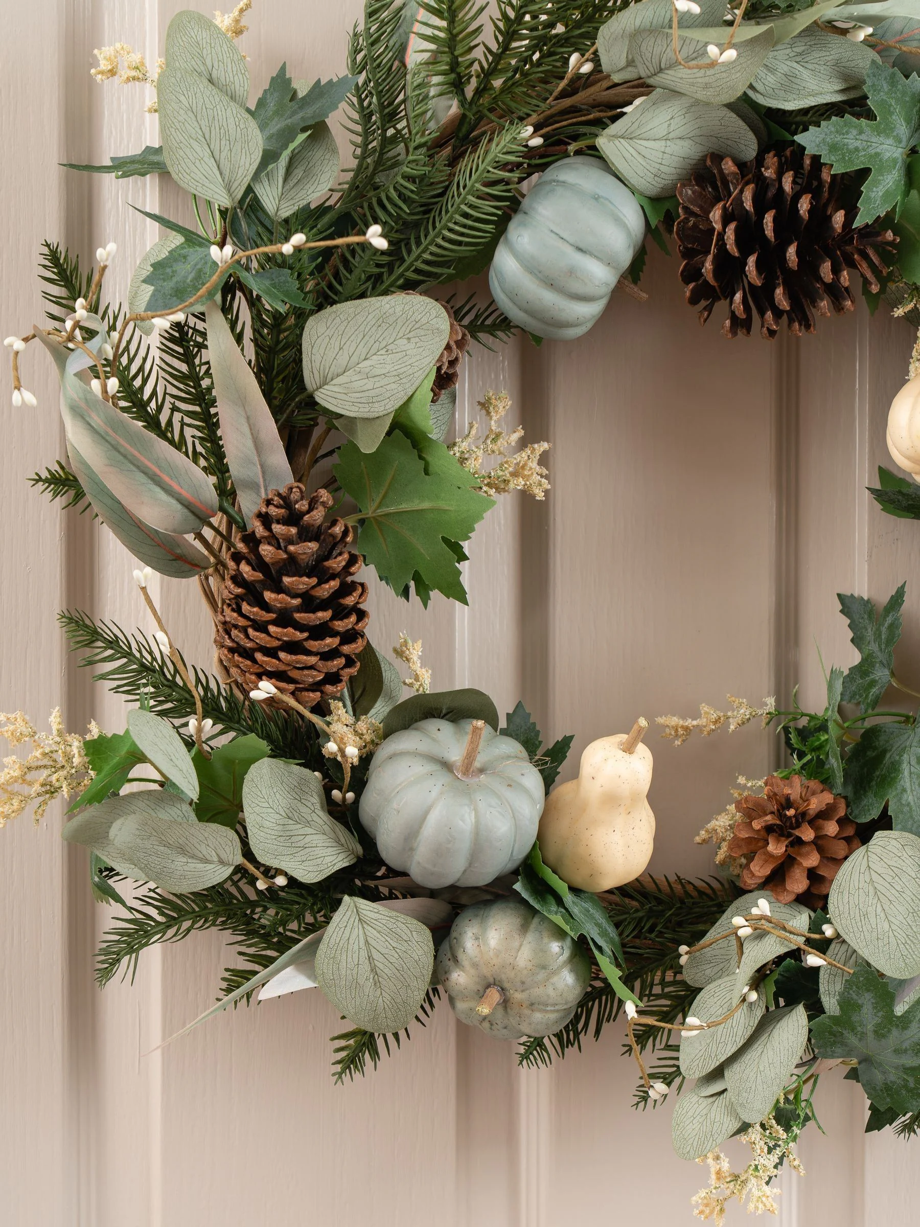 Scottish Everlastings Ltd Premium Artificial Pumpkin Wreath