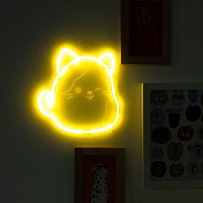 Squishmallows - Neon Wandleuchte - Cam
