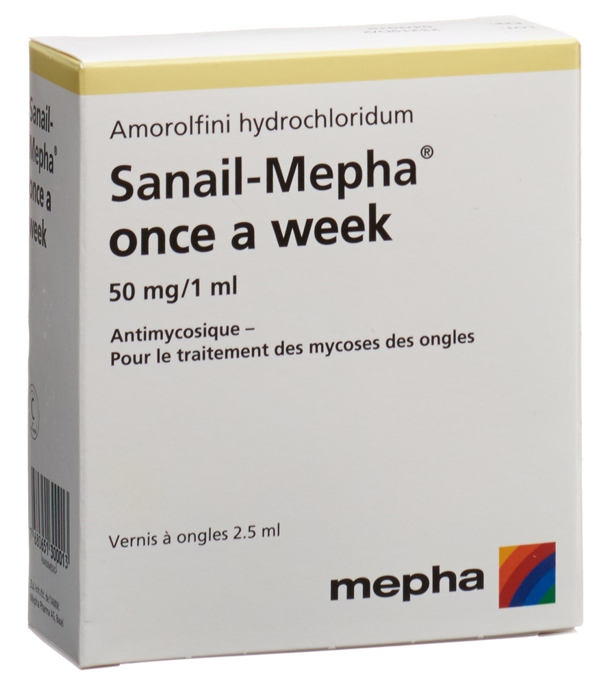 SANAIL once a week Nagellack Lös 50 mg/ml Fl 2.5 ml