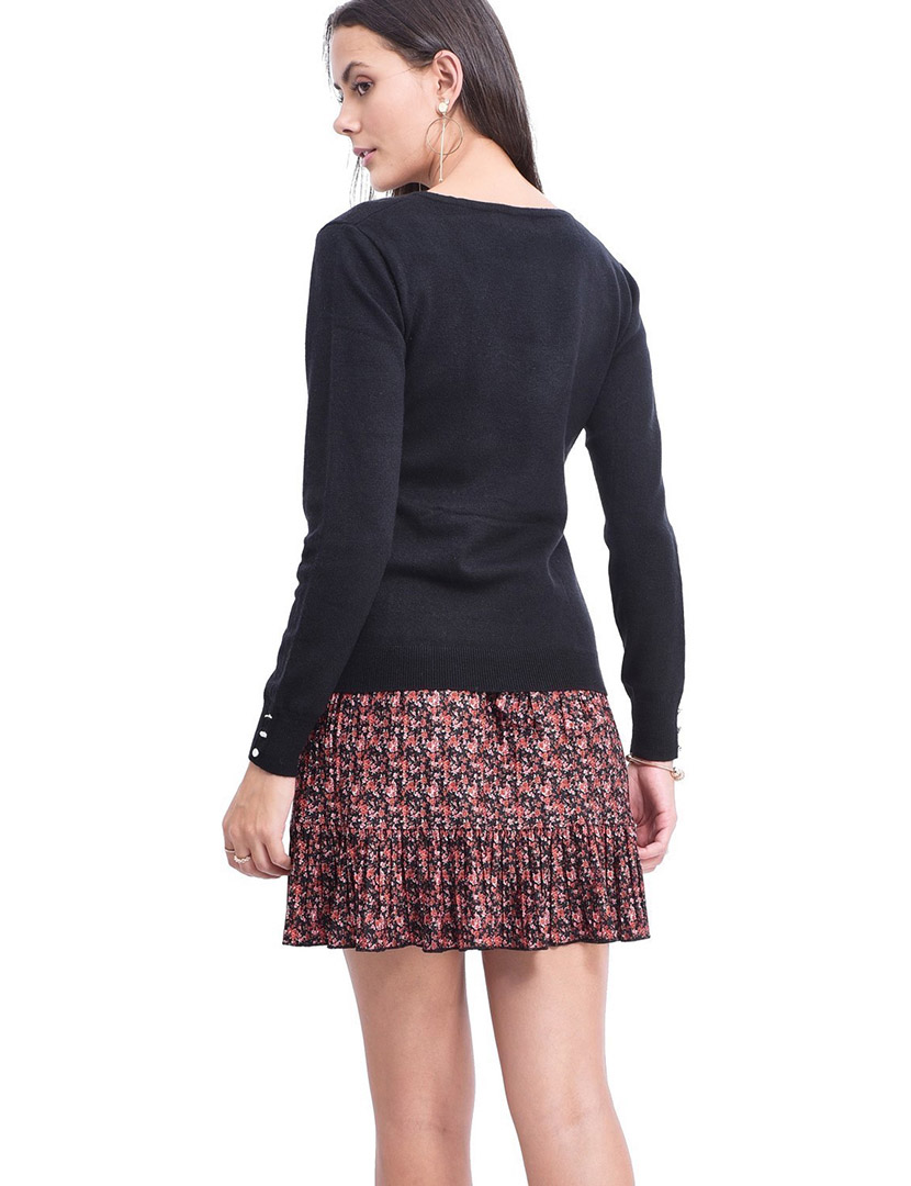 Women's Knit Sweater Black