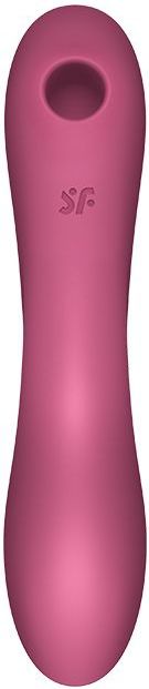 Satisfyer, drukgolfvibrator, Curvy Trinity 3, 17,5 cm, 3 motoren, veelzijdig, drukgolven en trillingen