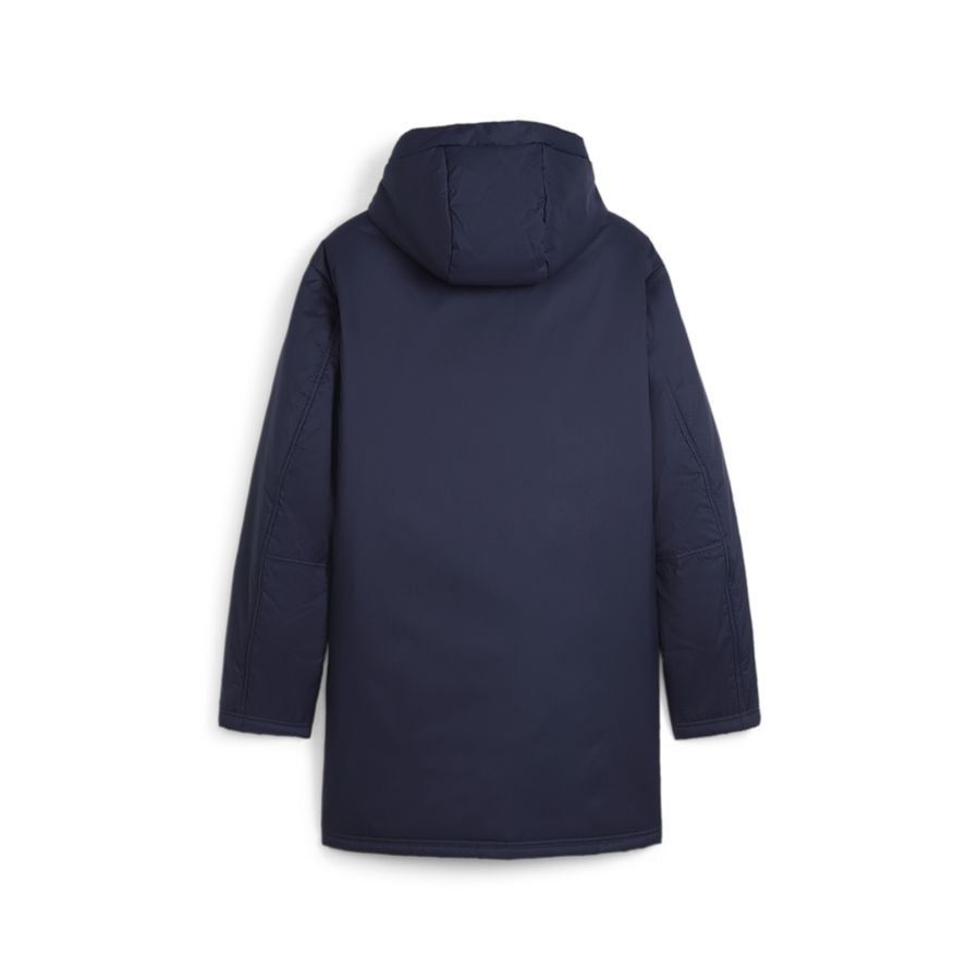 PUMA Manteau d'Hiver teamFINAL - Bleu Marine/Argenté