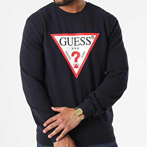 Sweat Crewneck M2YQ37 Bleu Marine
