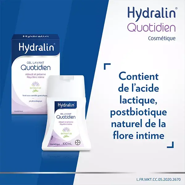 Gel de Limpeza Íntima Diária Hydralin 100ml