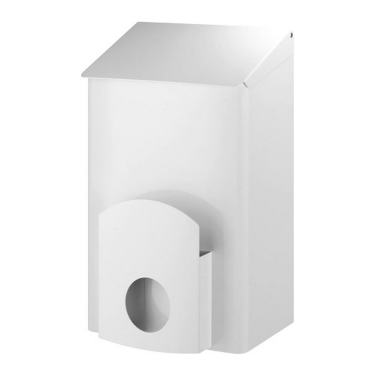 Dutch Bins | Hygi\u00ebnebak & zakjeshouder | Wit | Inhoud: 7 liter