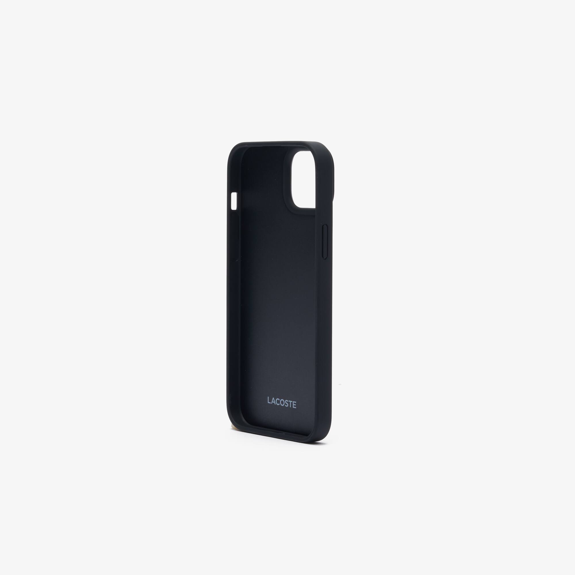 iPhone 15 Max Hülle The Blend mit Croc Aufdruck iPhone Cases - Schwarz - Lacoste - Unisex