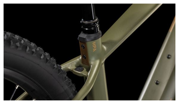 VTT Électrique Semi-Rigide Cube Reaction Hybrid Pro 800 Shimano Deore/Deore XT 12V 800 Wh 29'' Vert Dusty Olive 2025