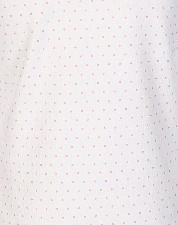 Rollkragen-Langarmshirt PÜNKTCHEN in weiß