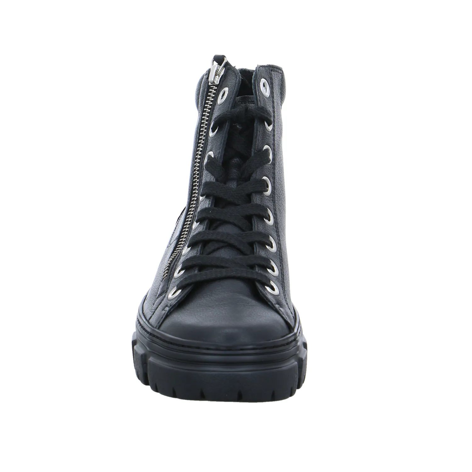 PAUL GREEN Boot Schwarz Leder