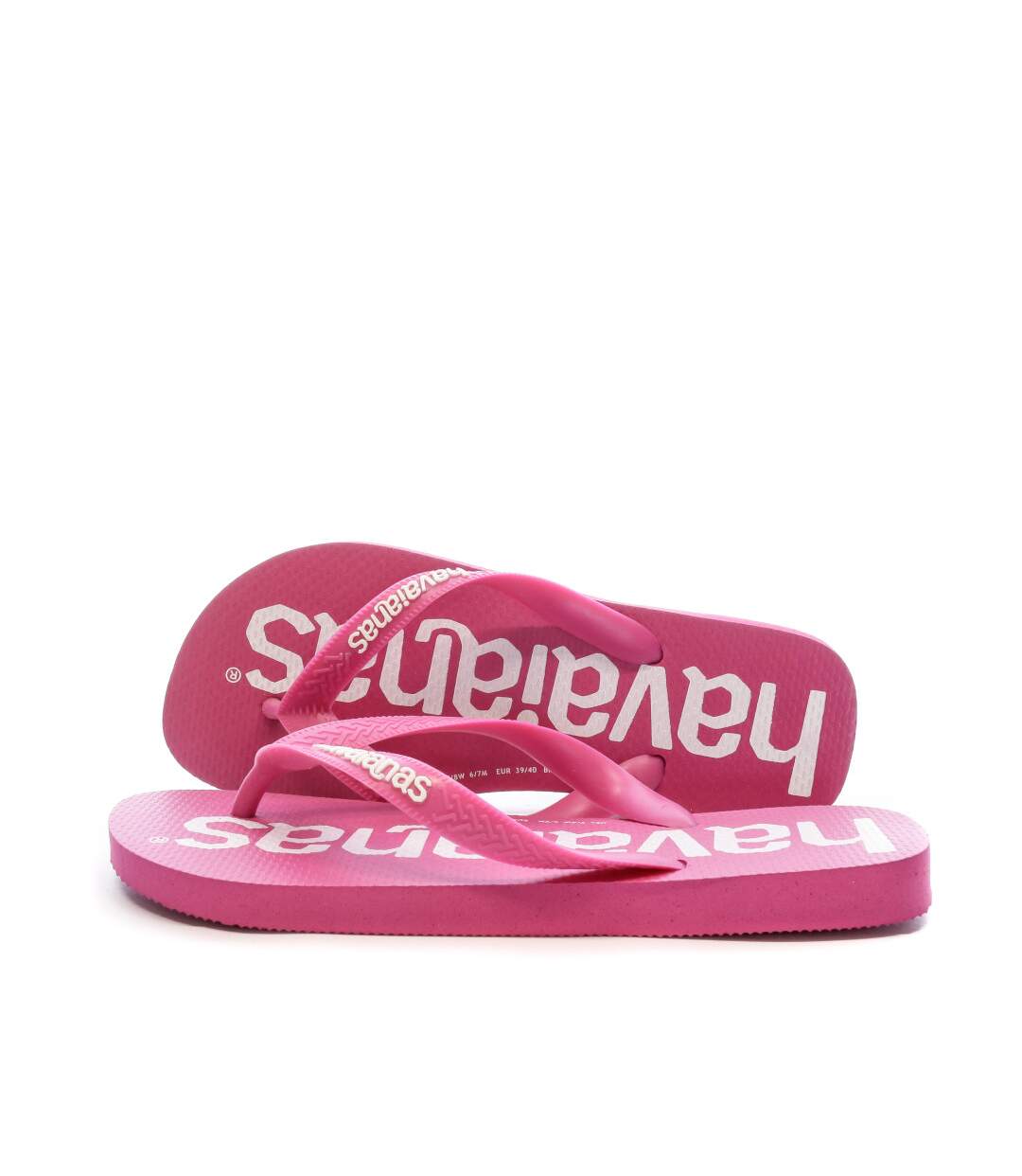 Tongs Roses Femme Havaianas Logomania