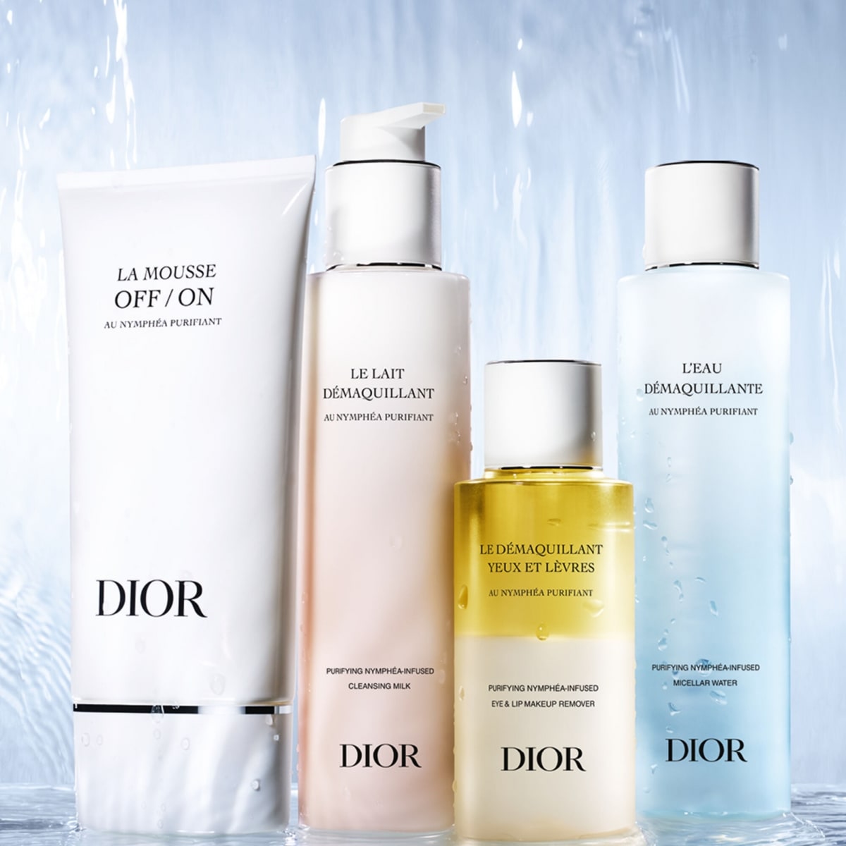 DIOR Le Démaquillage au Nymphéa Le Lait Démaquillant Visage et Yeux - Lait Micellaire Purifiant
