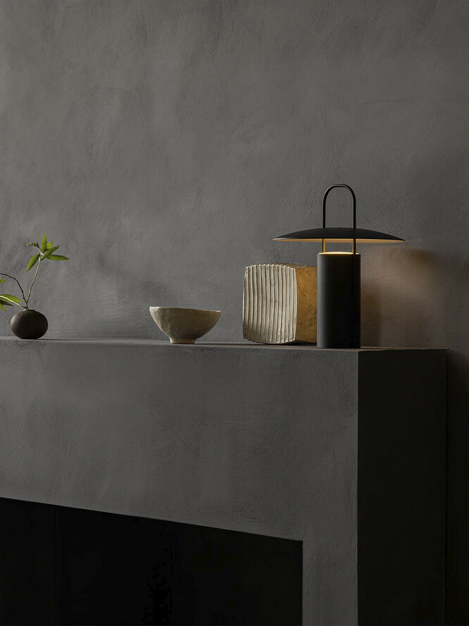 Audo Copenhagen Ray Table Lamp Portable Black