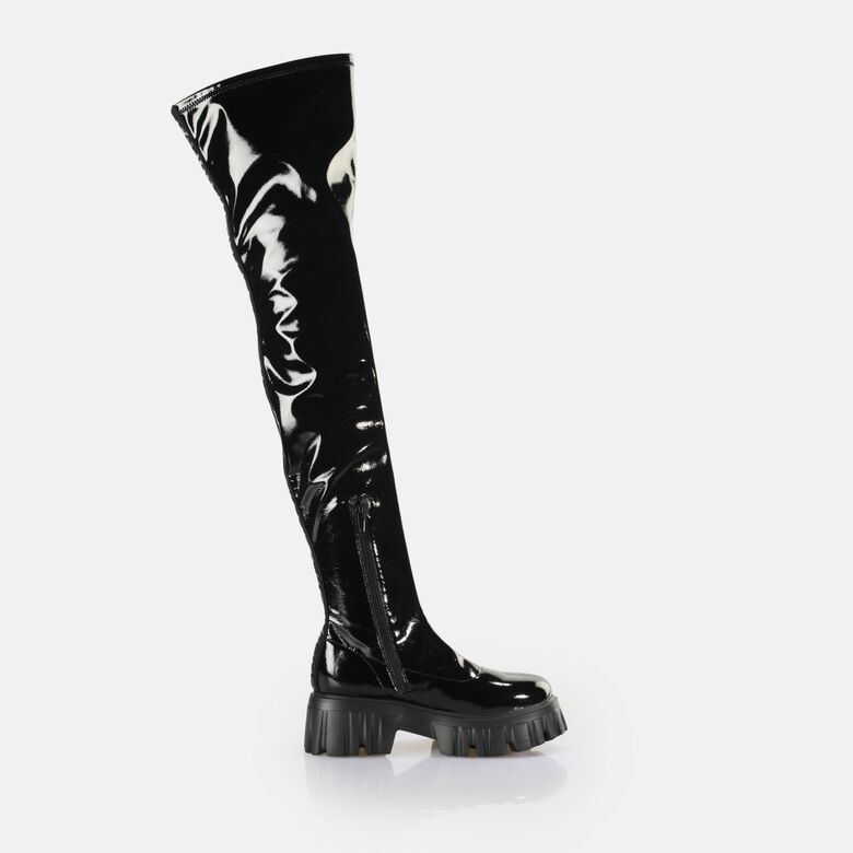Lion Over Bottes vegan, noir