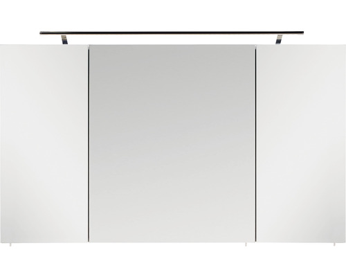 Marlin badkamerspiegelkast, 120 x 17,5 x 74 cm, natuurlijk eiken, 3-deurs, LED, IP20
