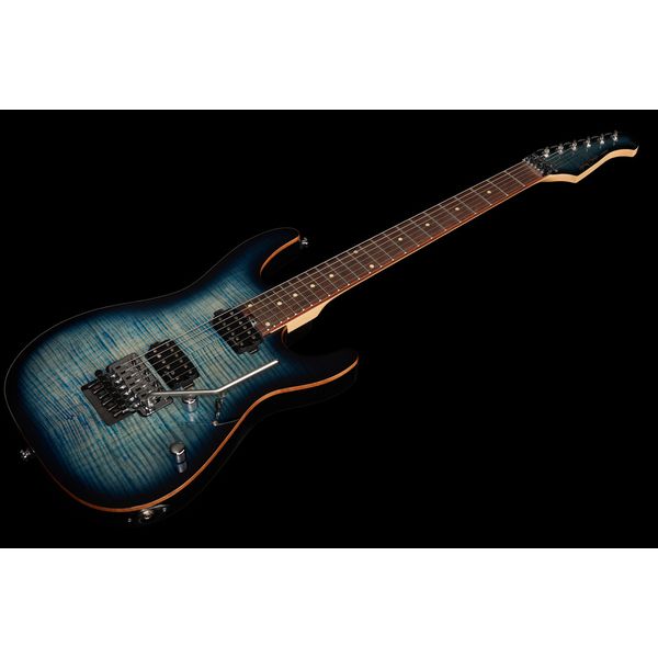 Harley Benton Fusion-III HH FR EB FBL w/Case