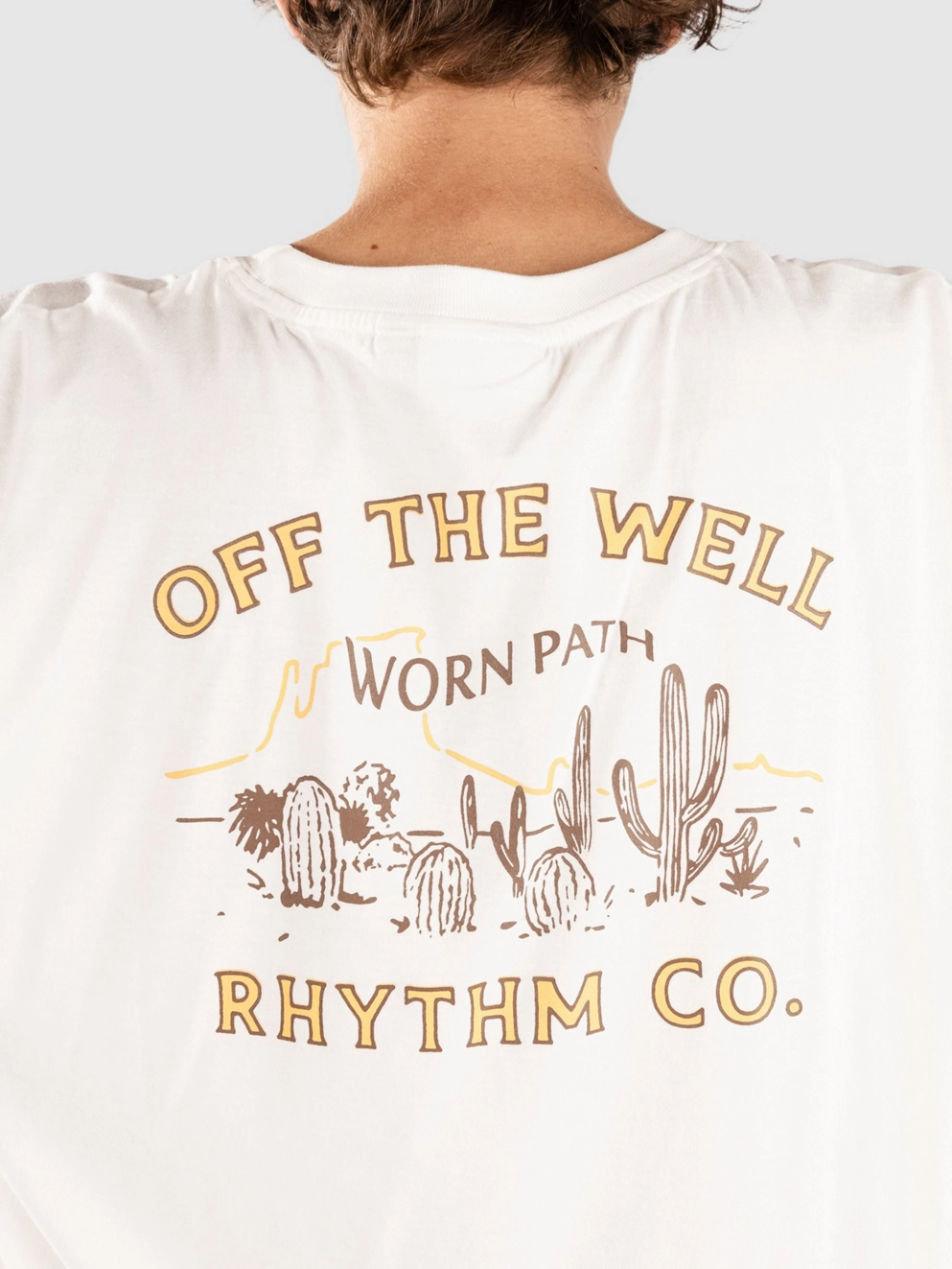 Rhythm Worn Path T-Shirt vintage white