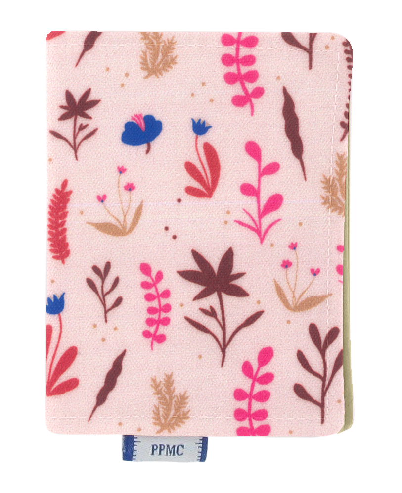 Porte Carte Herbier Rose