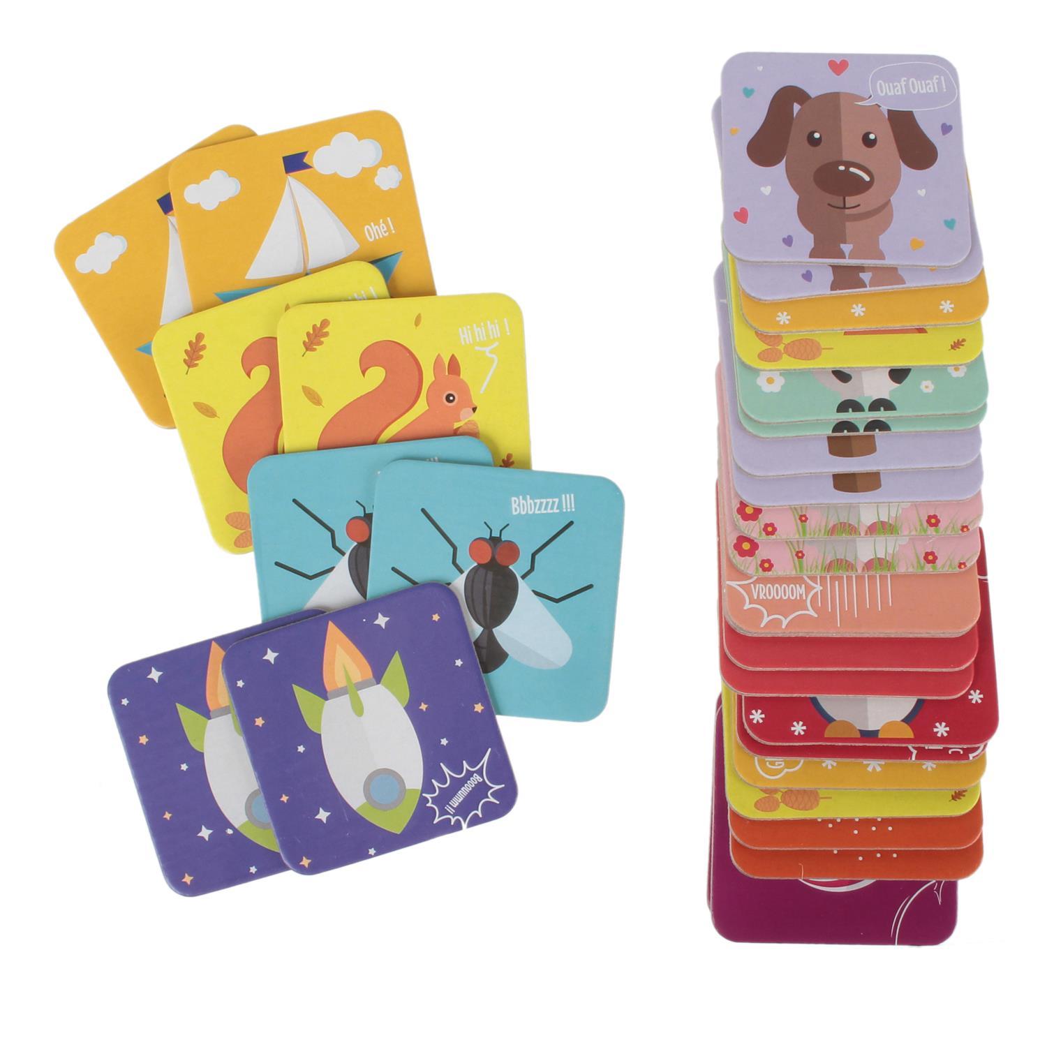 CARTE EDUCATIVE JE DEVELOPPE MA MEMOIRE X30 PIECES