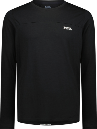 DIVERSION Herren-Merino-Langarmshirt  black  M
