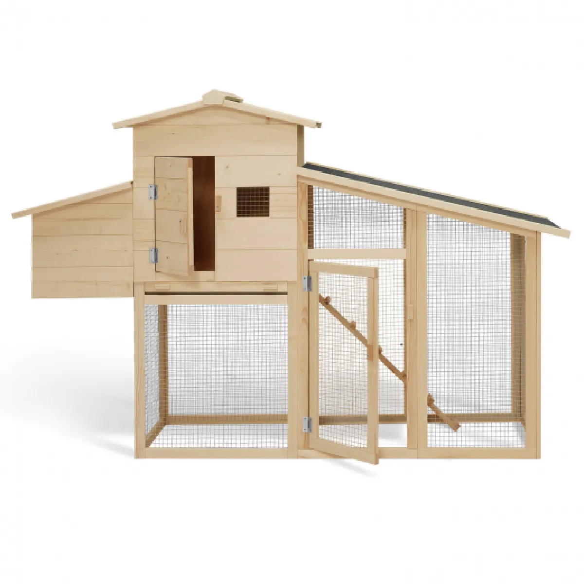 Idmarket MARKET Poulailler COMFORT avec pondoir bois