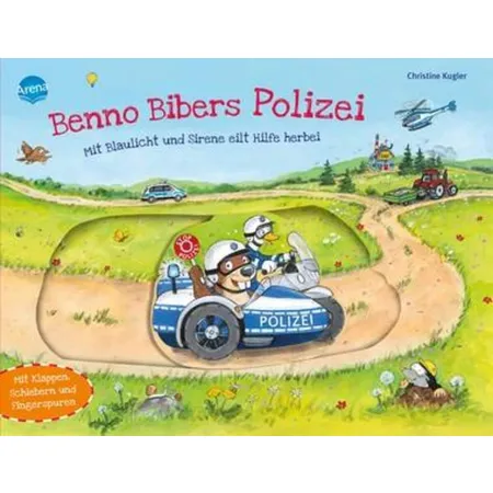 Arena Kugler, Benno Bibers Polizei. Mit Blaulicht und Sirene eilt Hilfe herbei