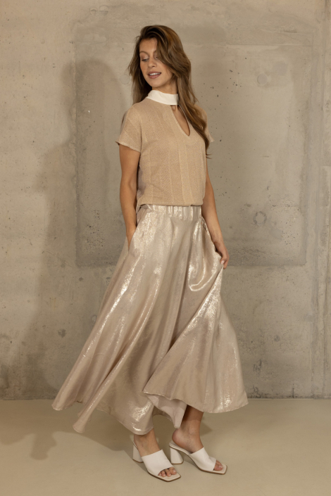 Kimara beige dames rok