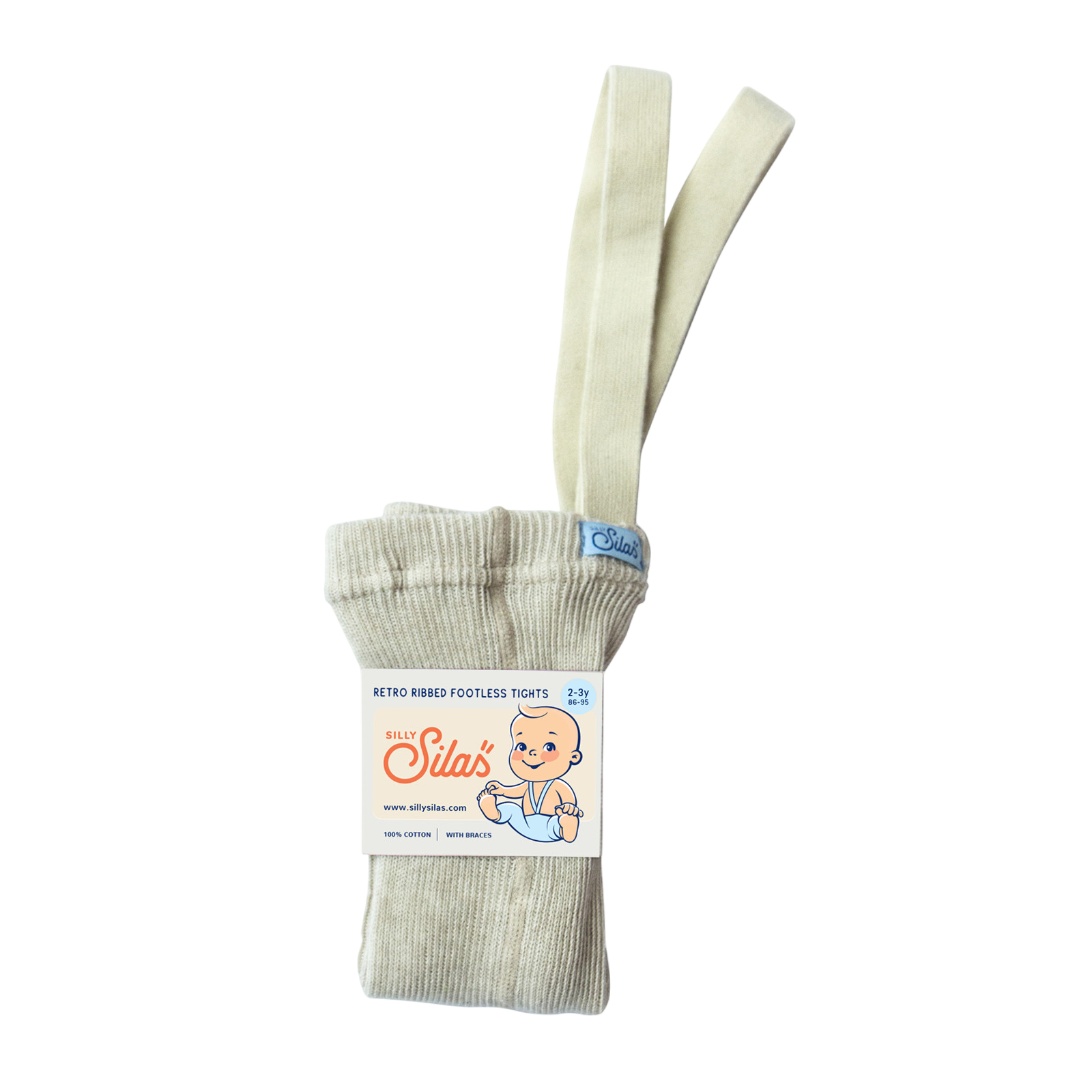Fusslose Strumpfhose Cream