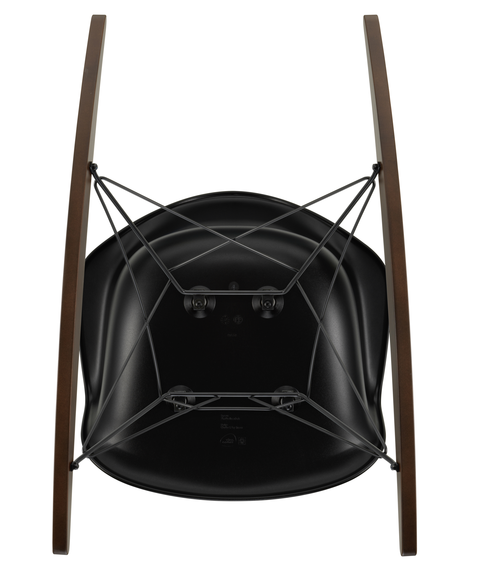 Schommelstoel RAR dark esdoor onderstel deep black