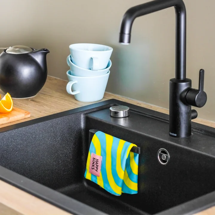 Happy Sinks - Spültuchhalter gerade, Edelstahl