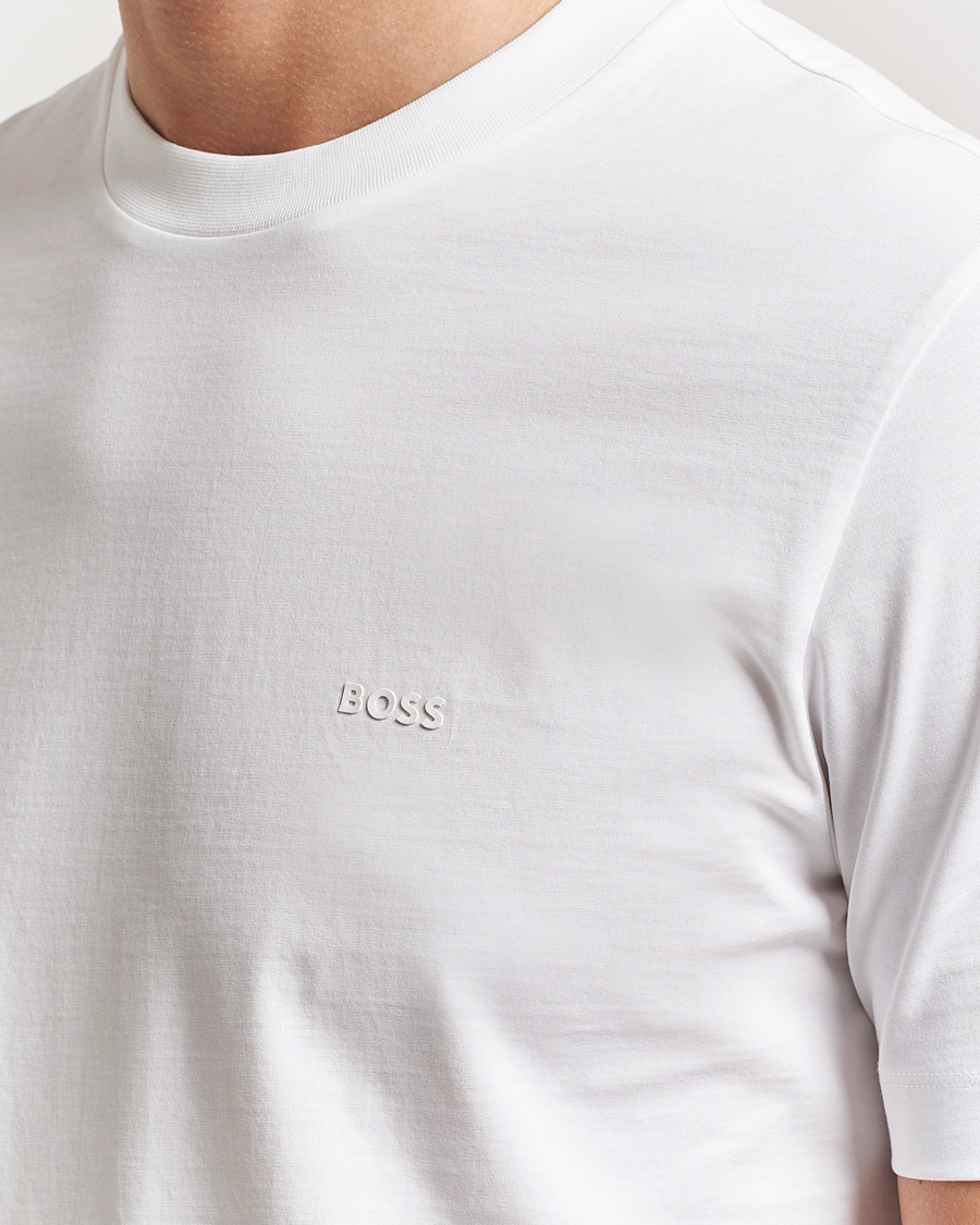 BOSS BLACK Thompson Crew Neck T-Shirt White
