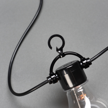 Konstsmide lichsnoer deco zwart uitbreidingsset 10 lampen 10 meter