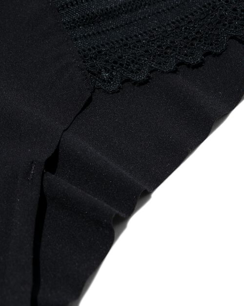 slip brésilien femme en micro noir