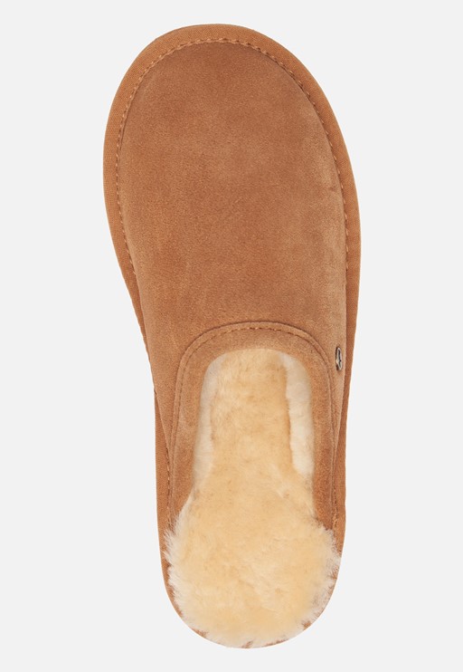 Warmbat Classic Pantoffels cognac Suede