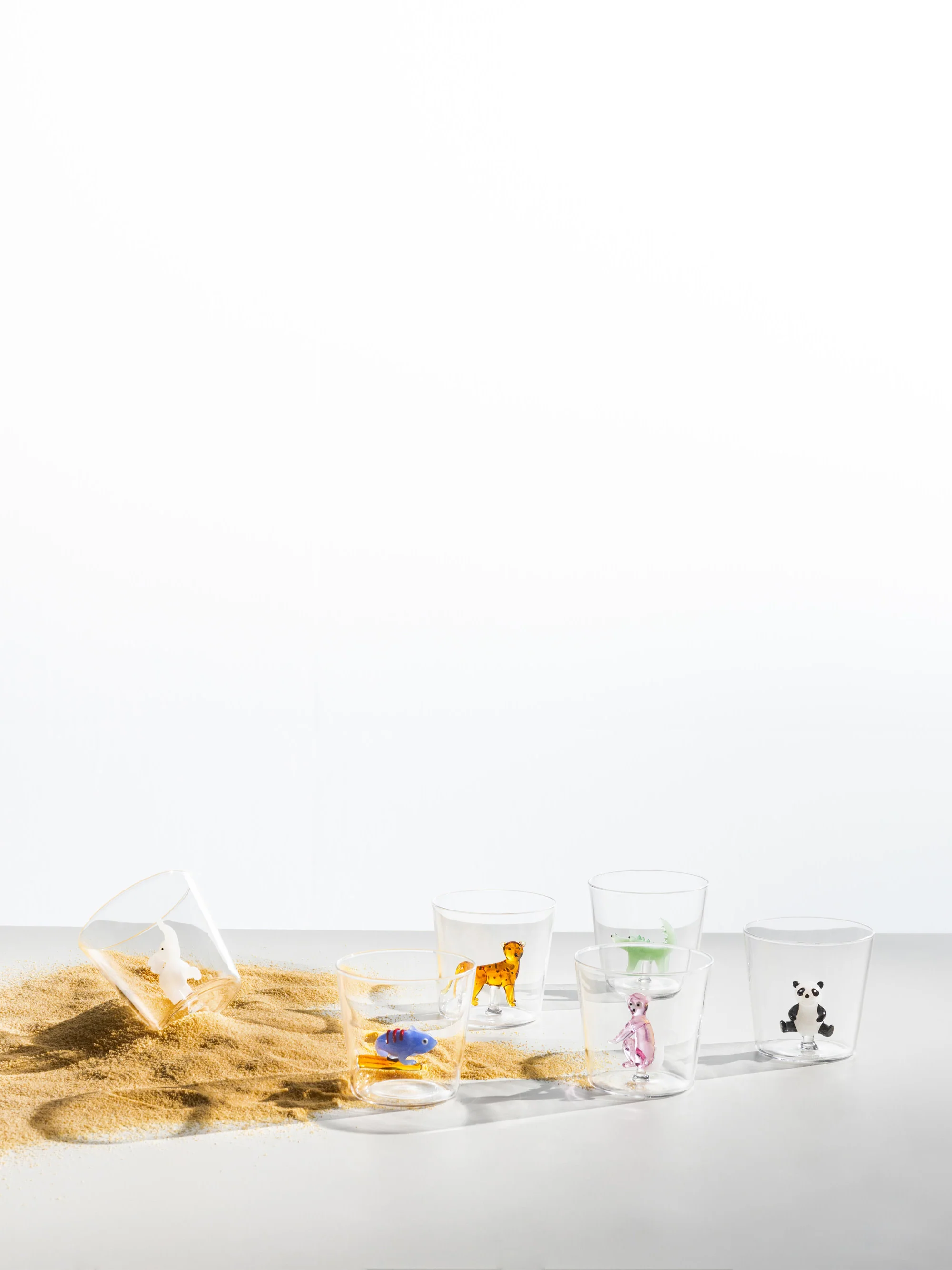 Handgemaakt borosilicaat glas Savannah