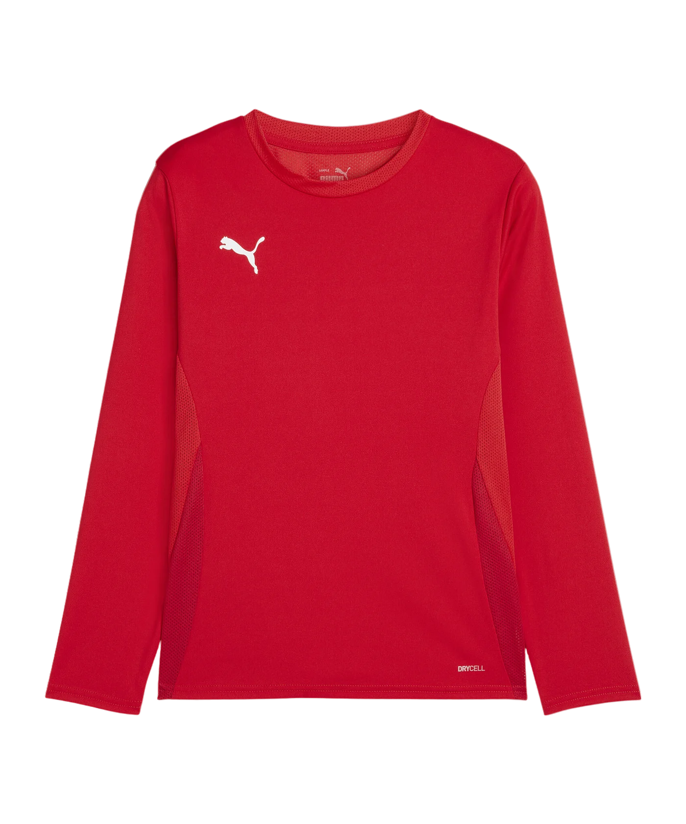 PUMA teamGOAL Trikot Langarm Kids Rot Weiss F01