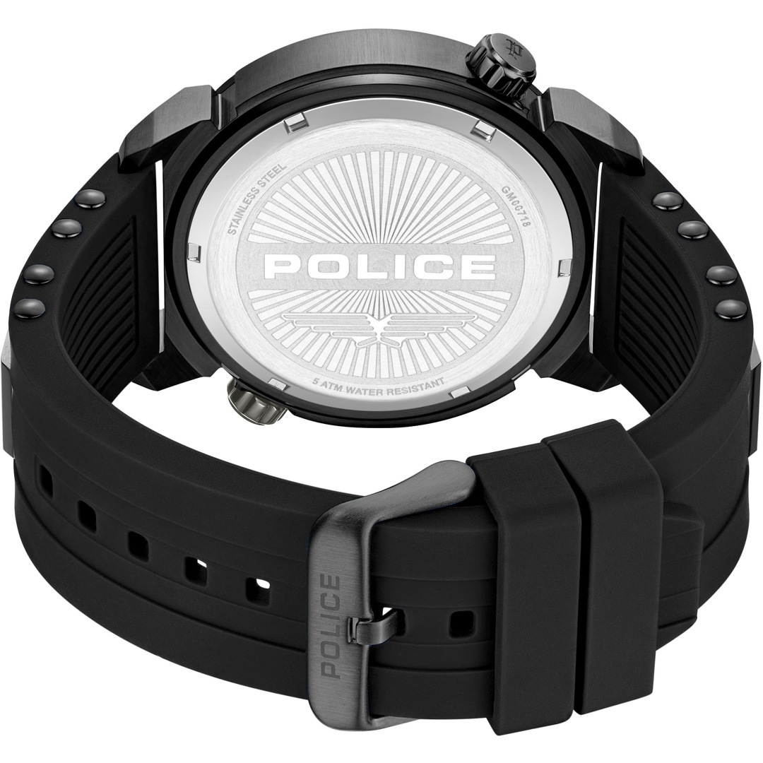 Police Boa Dual Time Schwarz