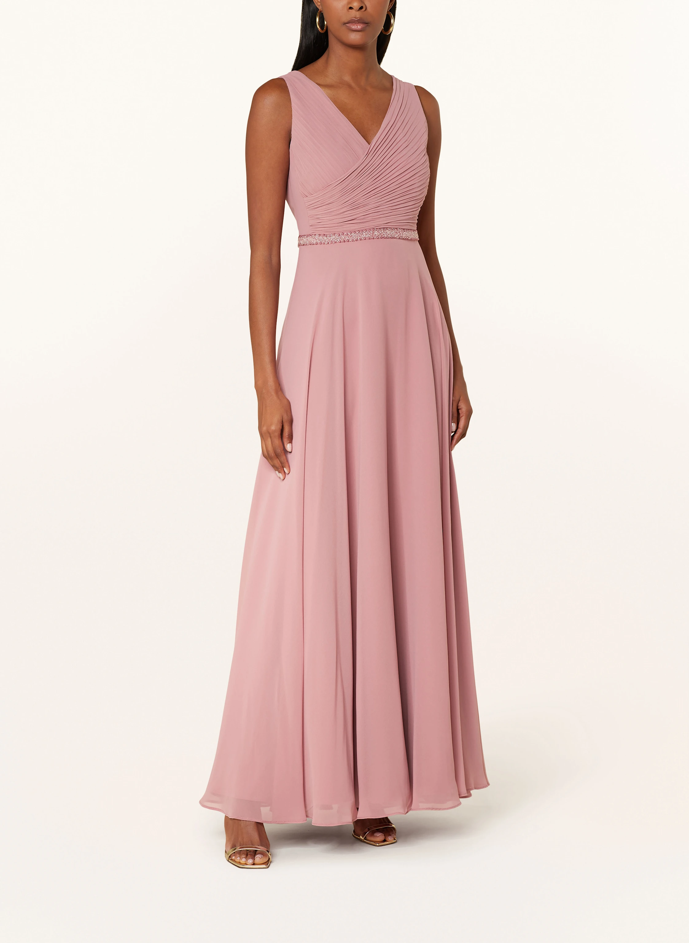 Vera Mont Abendkleid mit Schmuckperlen